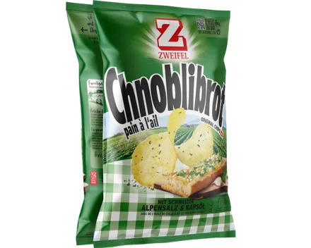 Zweifel Original Chips Chnoblibrot