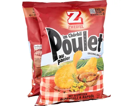 Zweifel Original Chips Poulet im Chörbli