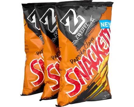 Zweifel Snacketti Paprika Claws