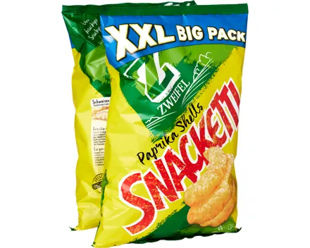 Zweifel Snacketti Paprika Shells