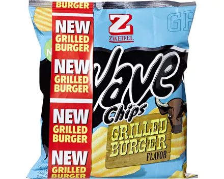 Zweifel Wave Chips Grilled Burger