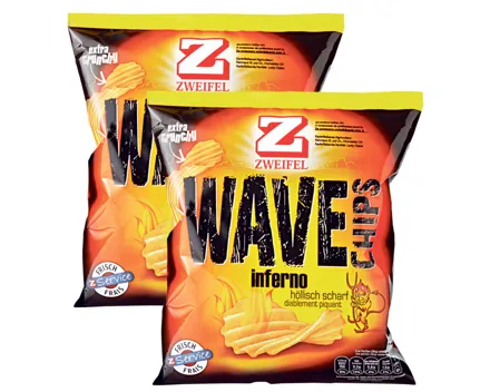 Zweifel Wave Chips Inferno 2x120g