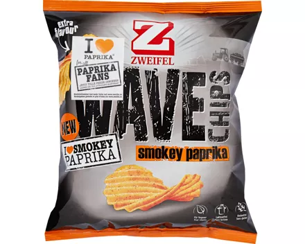 Zweifel Wave Chips Smokey Paprika