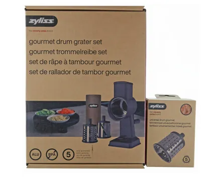 Zyliss Trommelreibe Gourmet 4 Trommeln