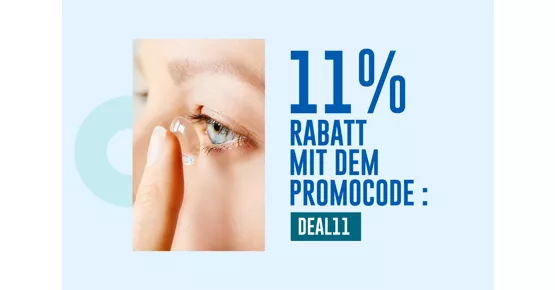 11% Rabatt bei Linsenmax: Supergünstige Kontaktlinsen