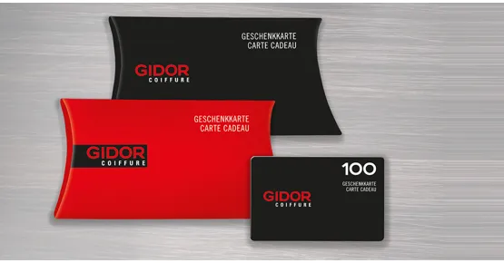 25x GIDOR Coiffure Gutscheine