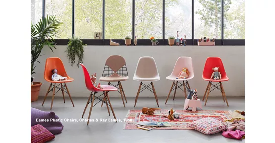 6 für 5 Designklassiker Stühle von Charles & Ray Eames