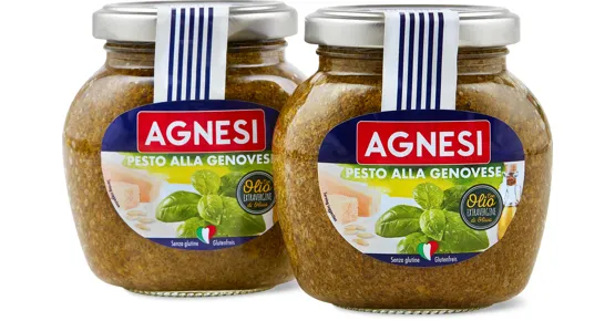 Agnesi Pesti-Genovese oder -Rosso
