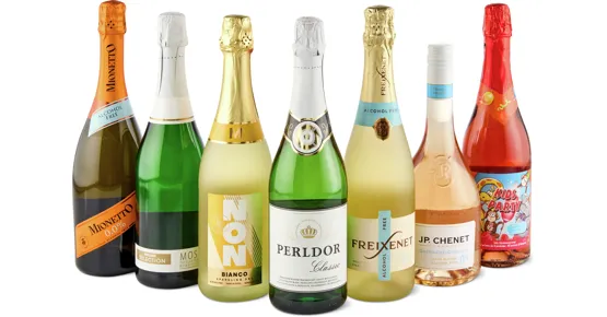 Alle alkoholfreien Schaumweine und Weine
