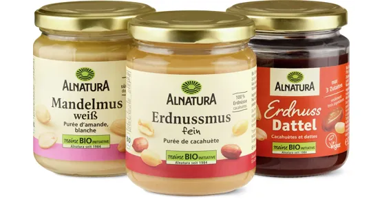 Alle Alnatura Bio Nussmuse