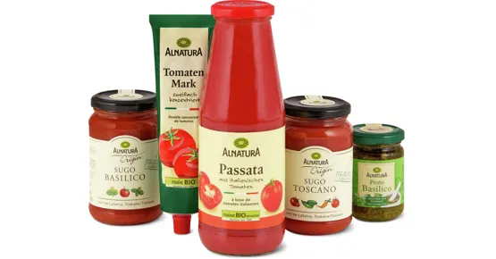 Alle Alnatura Bio-Passata, -Sughi und -Pesti