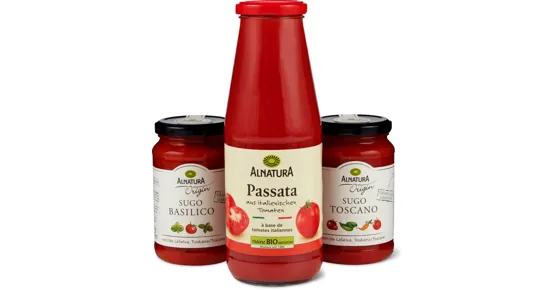 Alle Alnatura Bio-Passata, -Sughi und -Pesti