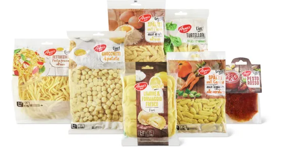 Alle Anna's Best-Pasta, -Gnocchi, -Spätzli und -Saucen, gekühlt