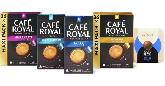 Alle Café Royal Kapseln inkl. CoffeeB