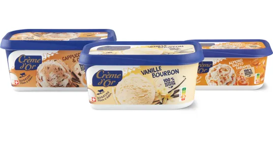 Alle Crème d'Or Dosen, 500 ml und 1000 ml