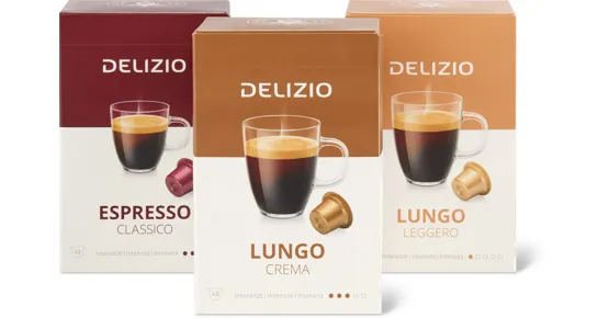 Alle Delizio Kapseln, 48 Stück