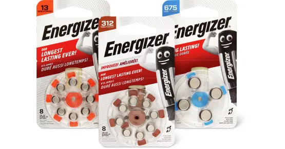 Alle Energizer Hörgerätebatterien