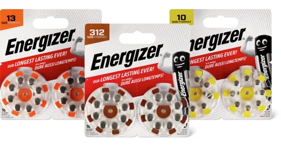 Alle Energizer Hörgerätebatterien