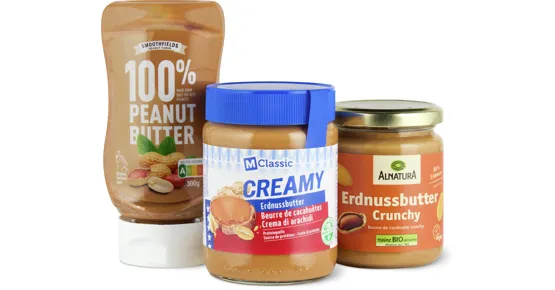 Alle Erdnussbutter