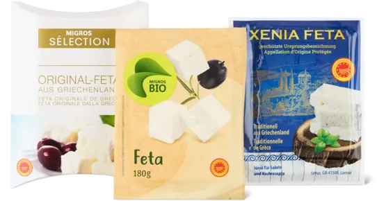 Alle Feta und Salatkäse