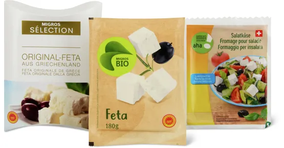 Alle Feta und Salatkäse
