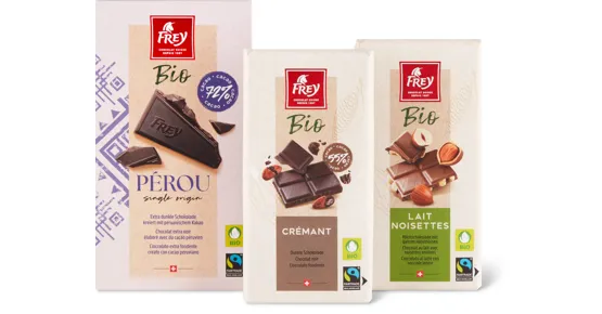 Alle Frey Bio Schokoladentafeln