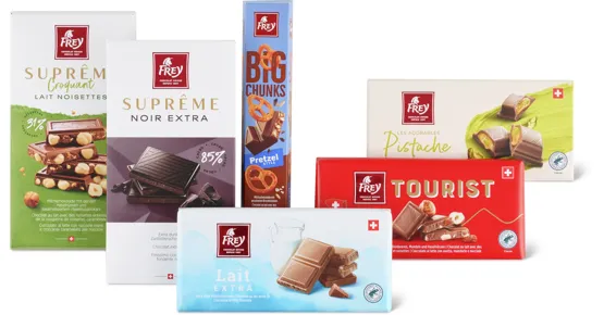 Alle Frey Tafelschokoladen