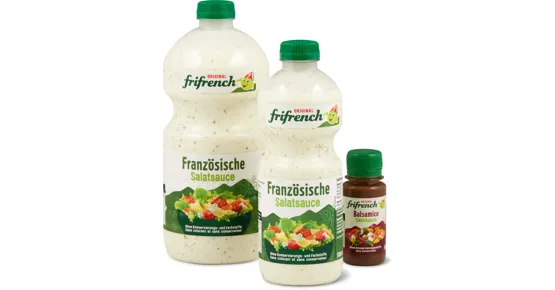 Alle Frifrench Salatsaucen