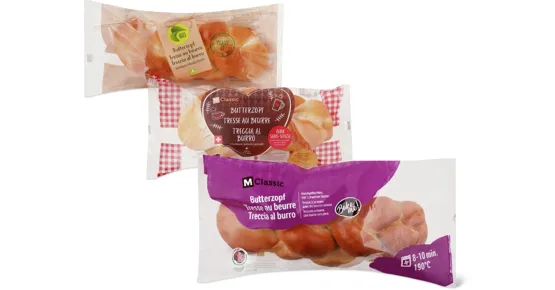 Alle Frischback-Zöpfe