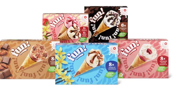 Alle Fun Glace-Cornets