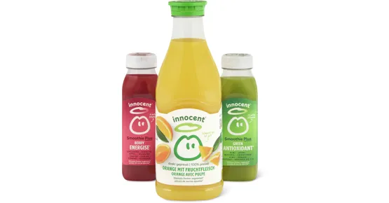 Alle Innocent-Säfte und -Smoothies, gekühlt