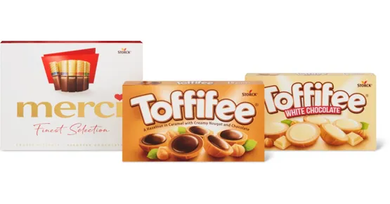 Alle Merci und Toffifee