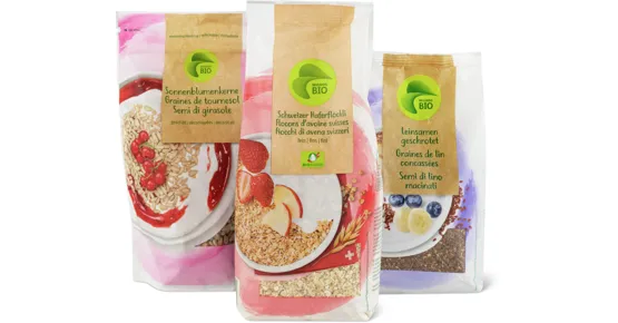 Alle Migros Bio-Frühstückscerealien und -Kerne
