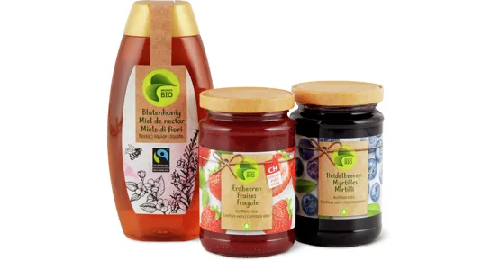 Alle Migros Bio-Konfitüren und -Honige
