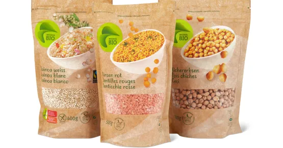 Alle Migros Bio-Linsen, -Quinoa, -Kichererbsen und -Couscous