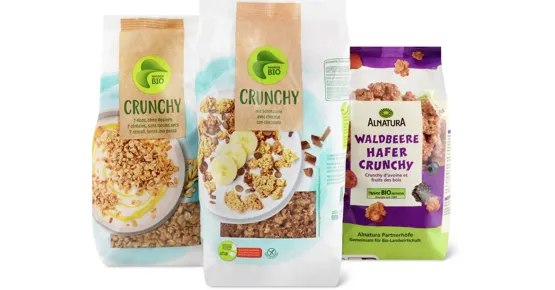 Alle Migros Bio- und Alnatura Bio-Knuspermüesli