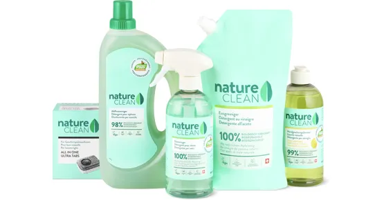Alle Nature Clean-Reinigungs-, -Automaten- und -Waschmittel