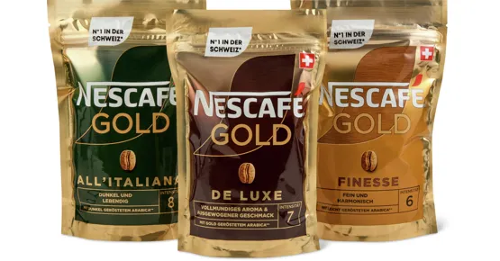 Alle Nescafé Gold Instant im Beutel