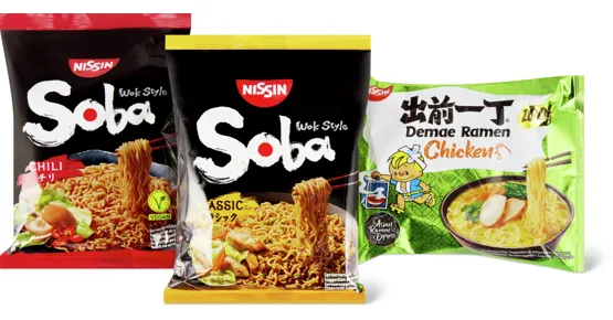 Alle Nissin Instant Noodles
