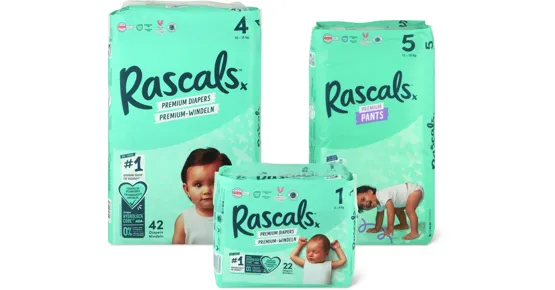 Alle Rascals Windeln