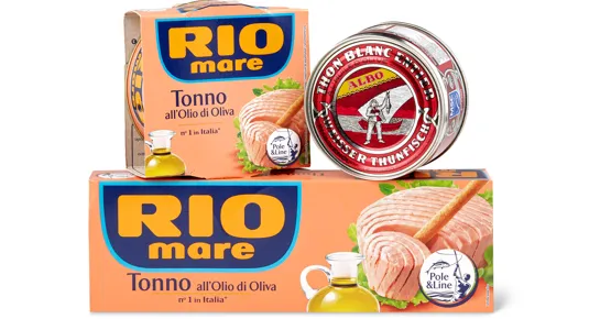 Alle Rio Mare- und Albo-Fischkonserven