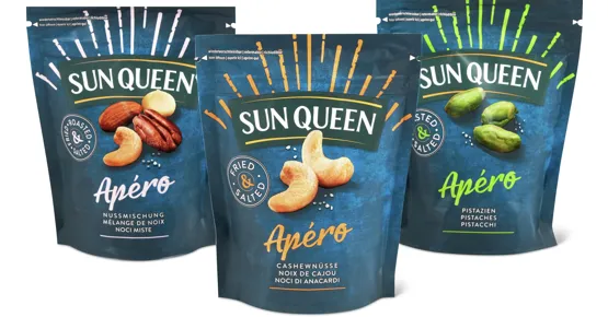 Alle Sun Queen Apéro-Nüsse und -Nussmischungen