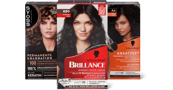 Alle Syoss- und Schwarzkopf-Colorationen