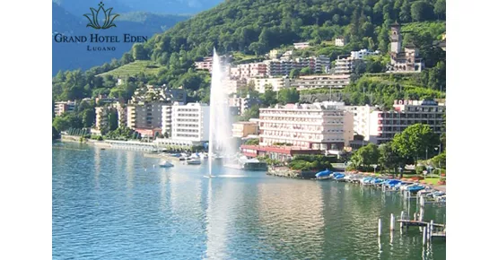 Am See in Lugano für 2 Personen