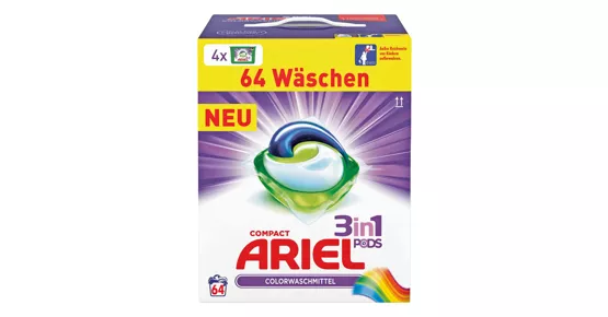 Ariel 3in1 Pods Color & Style, 64 WG