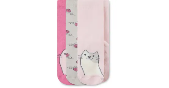 Baby-Antirutsch-Socken, 3er-Pack