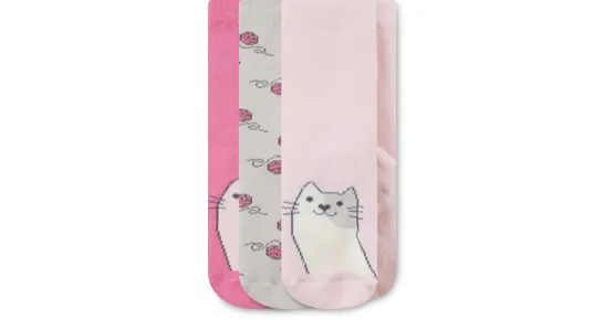 Baby-Antirutsch-Socken, 3er-Pack