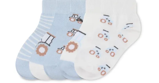 Baby-Kurzsocken, 5er-Pack