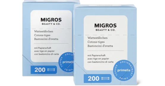 Beauty & Co. Wattestäbchen, Duo-Pack