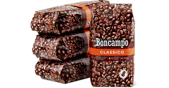 Boncampo Kaffee Classico, 4er-Pack